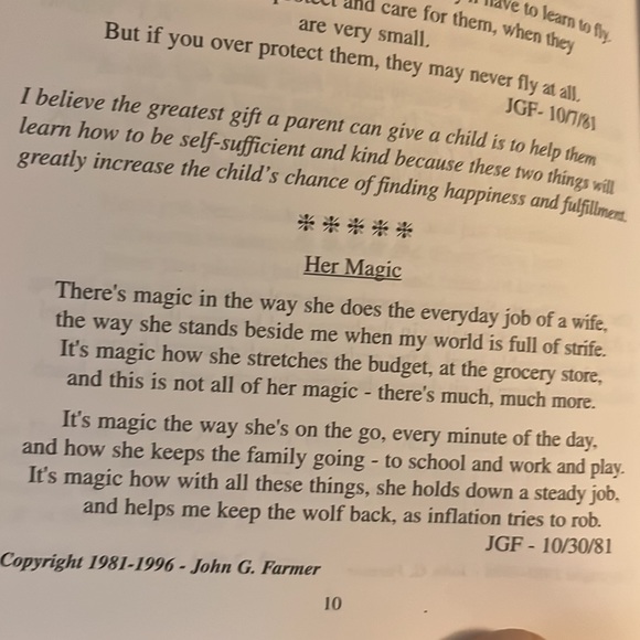 For The Funnybone And The Heart by Southern Humorist John G. “Big John” Farmer - Picture 16 of 16